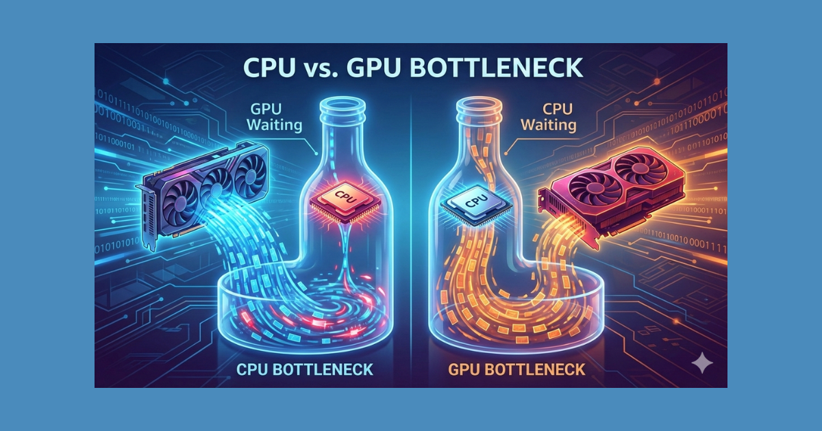 cpu vs gpu bottleneck